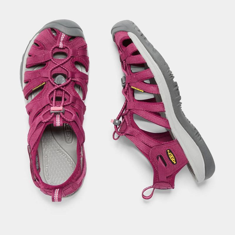 Keen Whisper Womens Hiking Sandals Fuchsia Stockists NZ (0679-OCPLN)